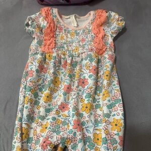 Matilda Jane Floral One Piece - Pink, Yellow, Blue